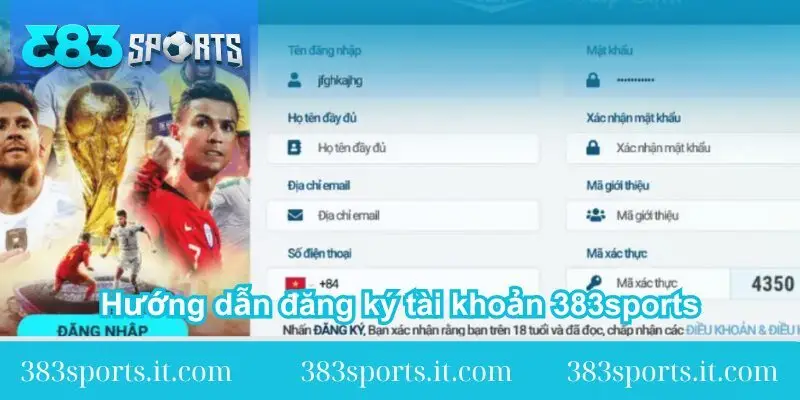 huong dan dang ky tai khoan 383sports